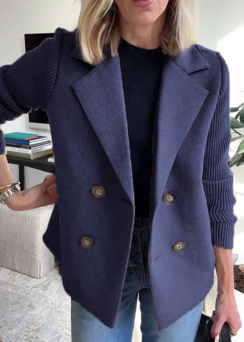 Women's Coat | Structured Lapel Design
