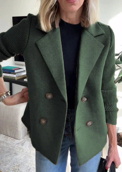 Women's Coat | Structured Lapel Design