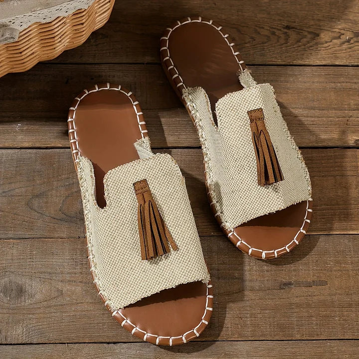 Sandals For Women | Open Toe Patterned Slide