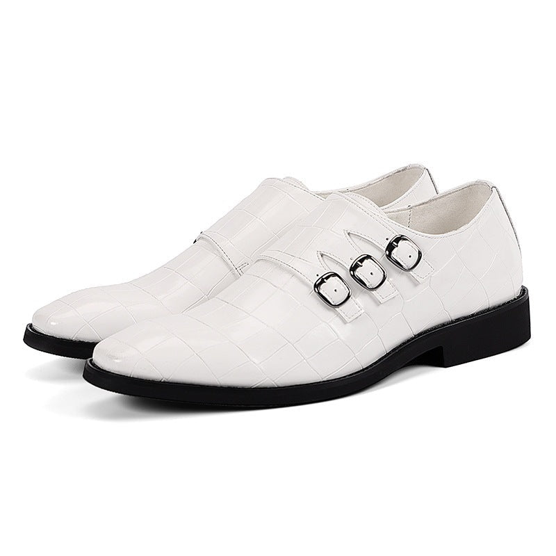 Men's Monk Strap Shoes | Square Toe