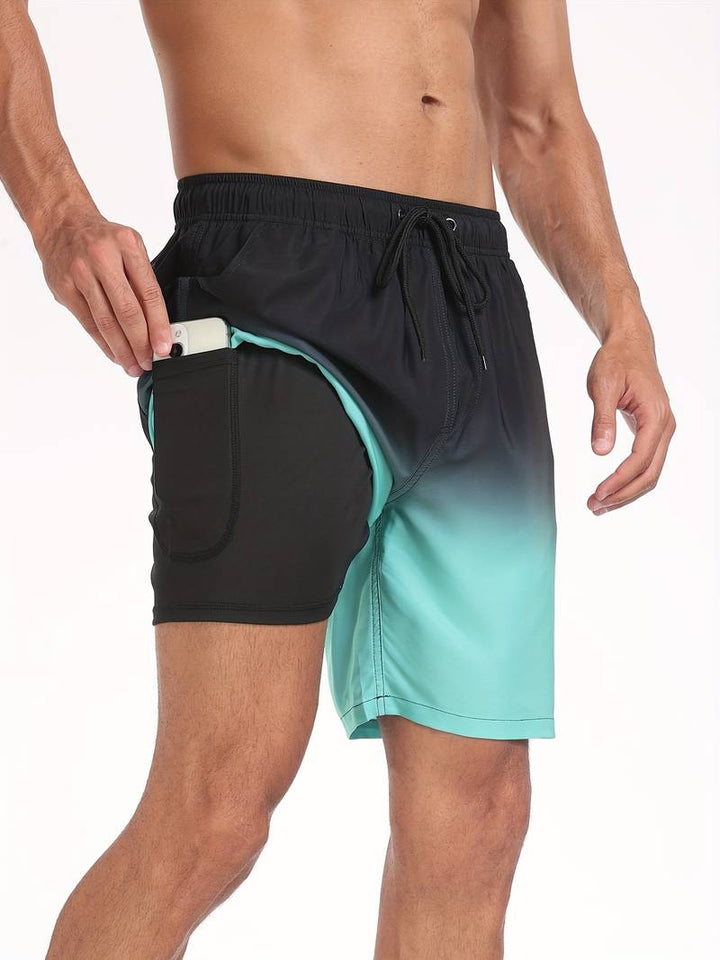 Men's Swim Trunks | Flamingo Print
