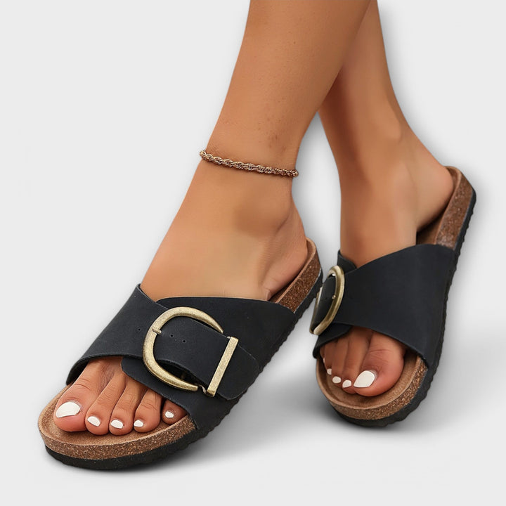 Sandals For Women | Buckle Slide Open Toe