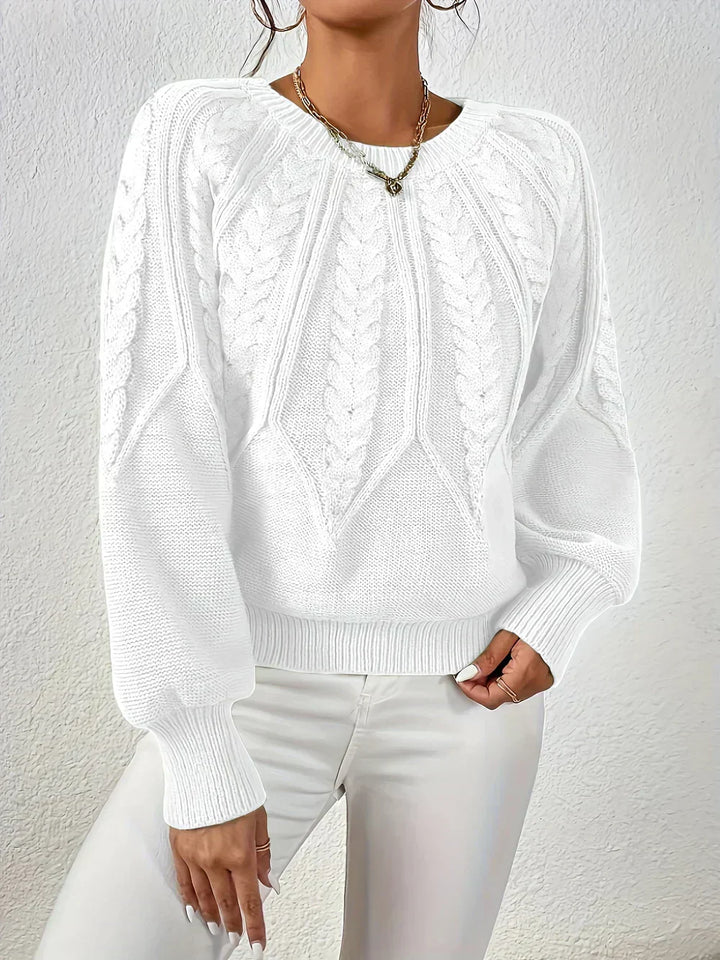 Women's Sweater | Raised Cable Detailing