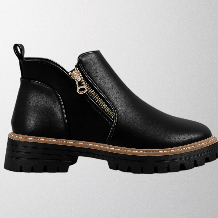 Boots for Women | Platform Ankle Zip Design