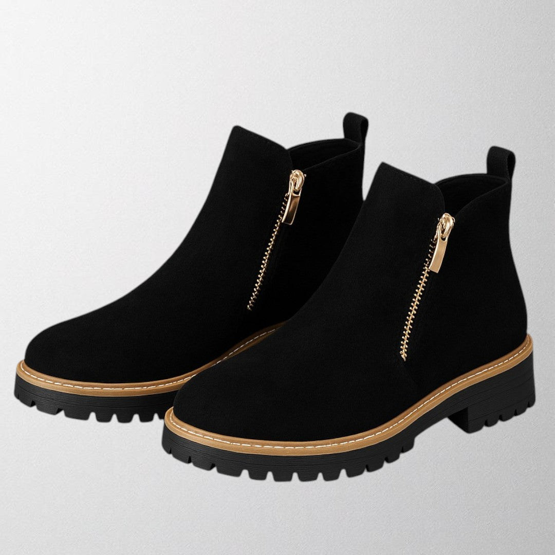 Boots For Women | Side Zipper Closure Rounded Toe