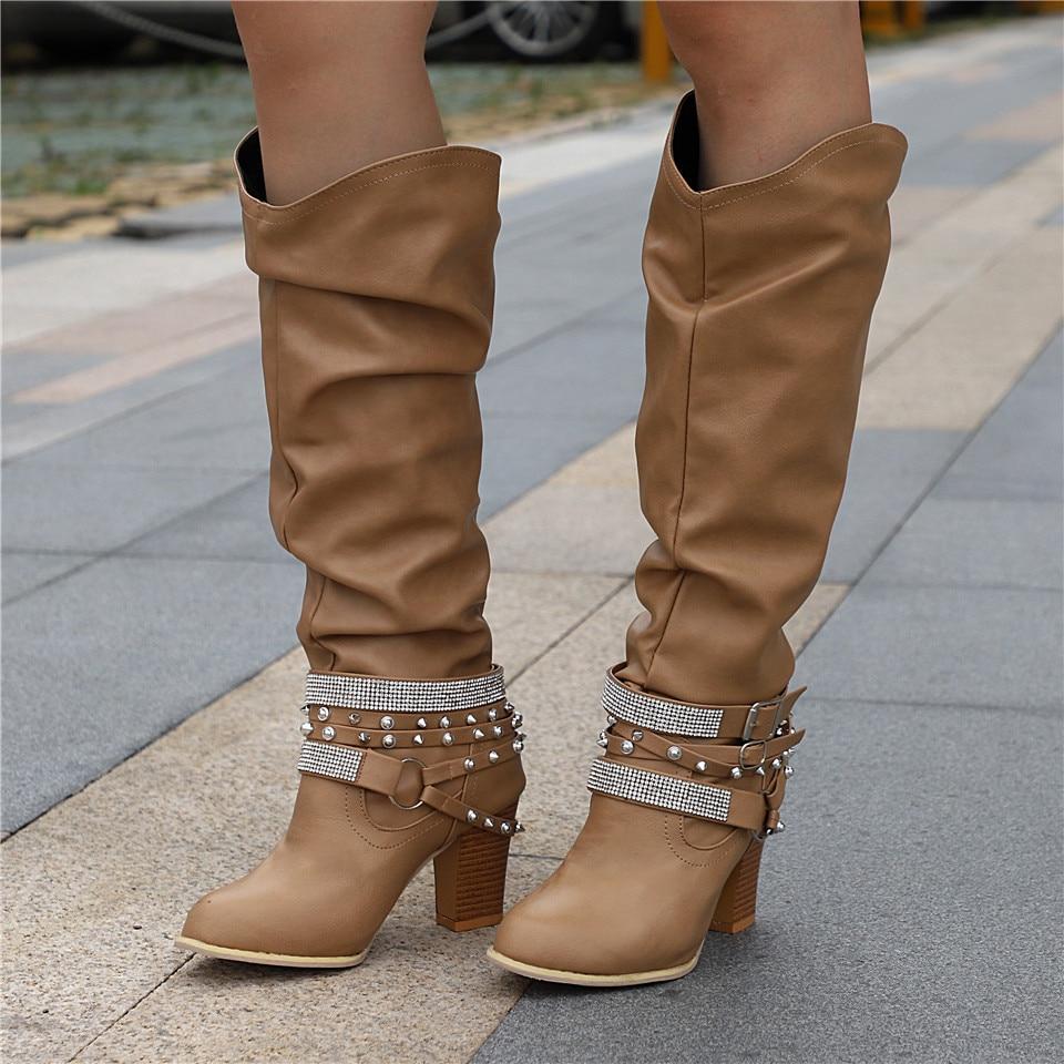 Boots For Women | Mid-Calf Buckle Closures