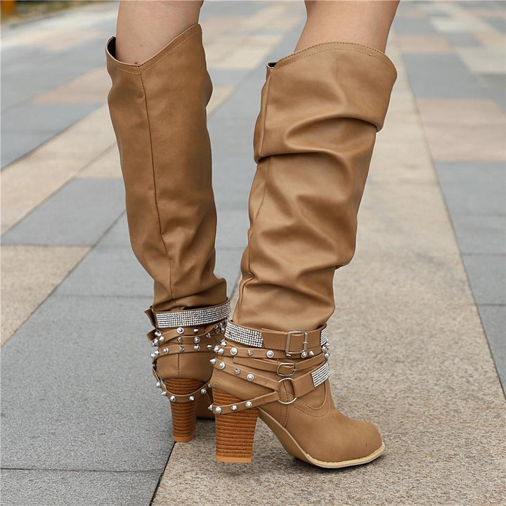 Boots For Women | Mid-Calf Buckle Closures