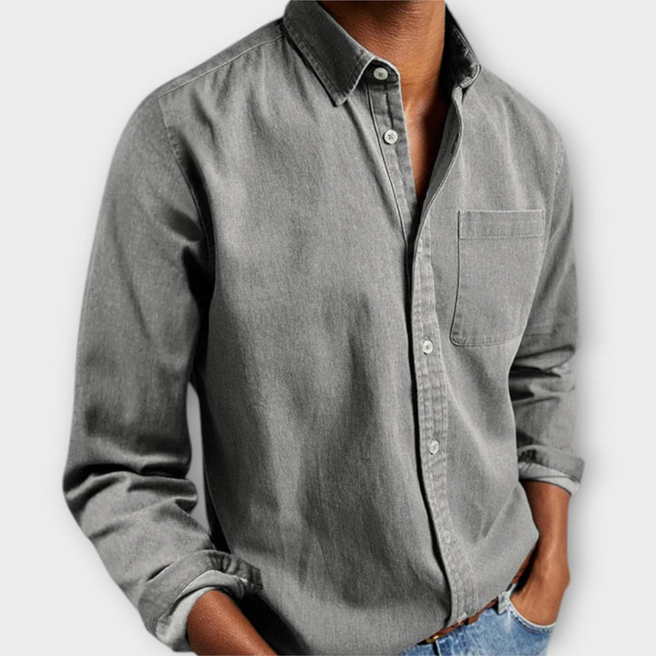 Men’s Dress Shirt | Long-Sleeve Chest Pocket