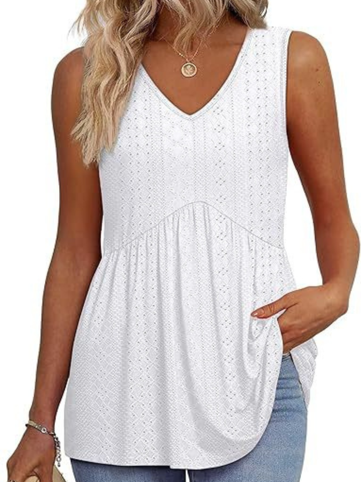 Women’s Top | Sleeveless Textured Design