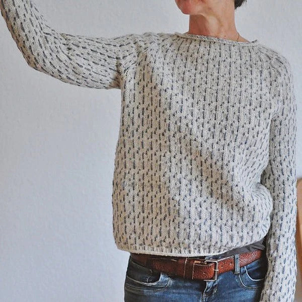 Women's Sweater | Raglan Seams Crew Neckline