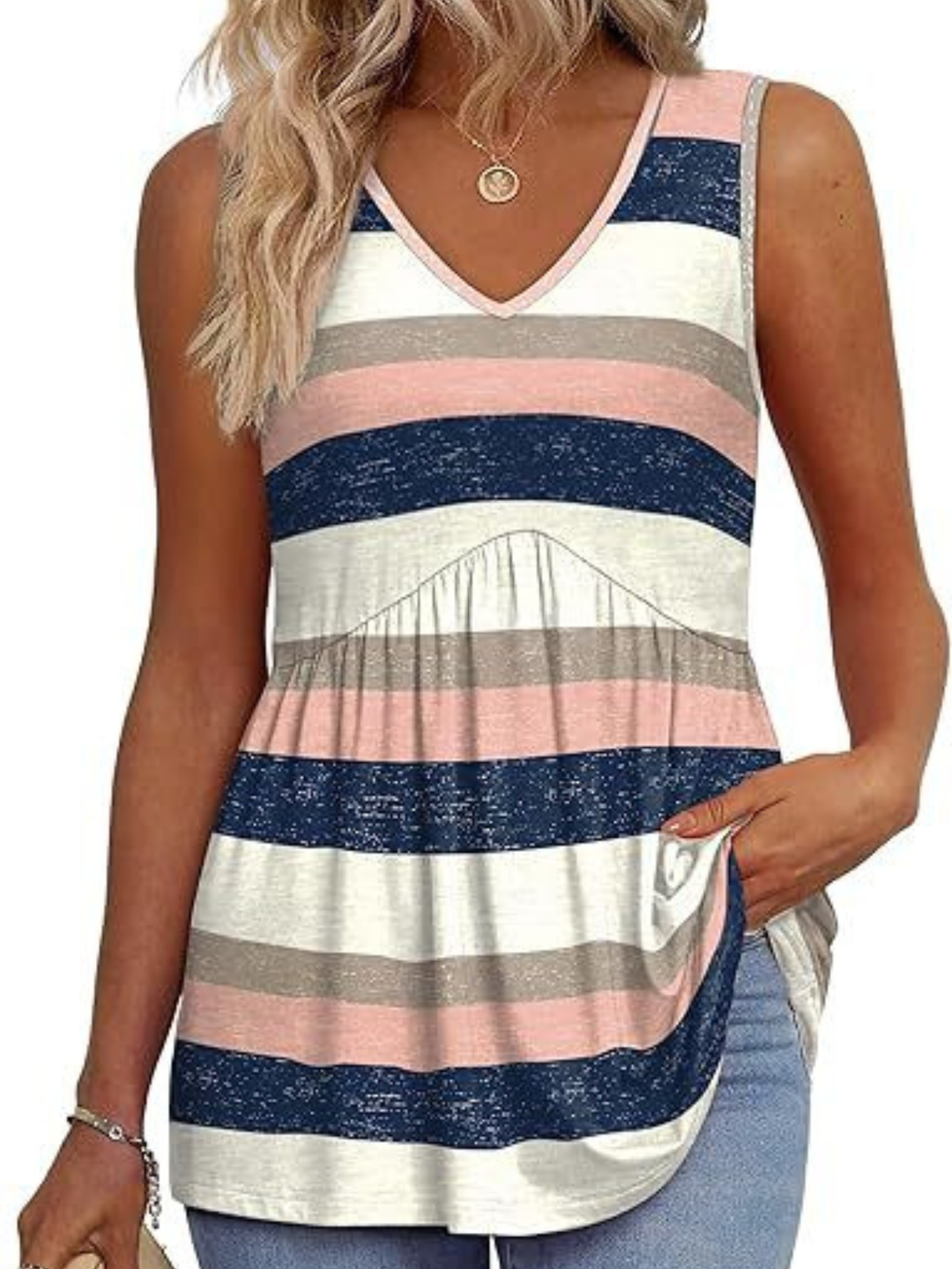 Women’s Top | Sleeveless Textured Design