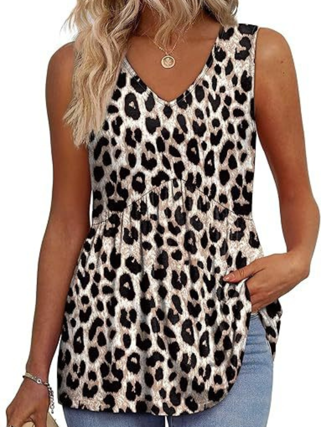 Women’s Top | Sleeveless Textured Design
