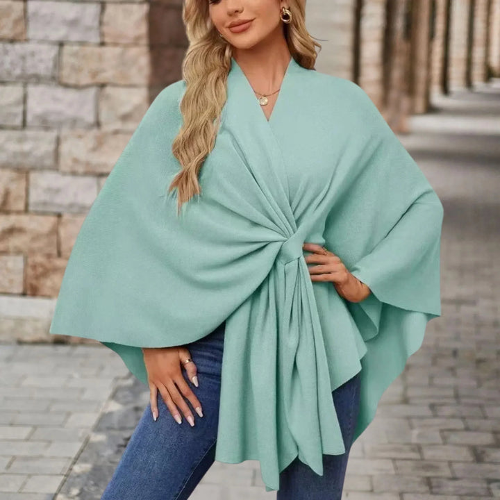 Women’s Poncho | Asymmetrical Hemline