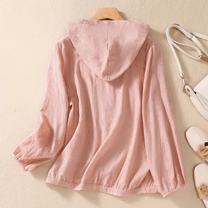 Women’s Blouse | Hooded Long-Sleeve