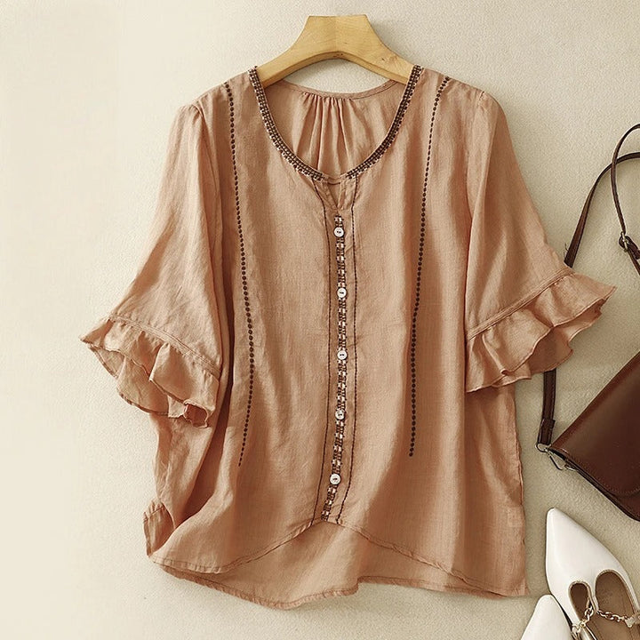 Women’s Blouse | Ruffle Sleeve