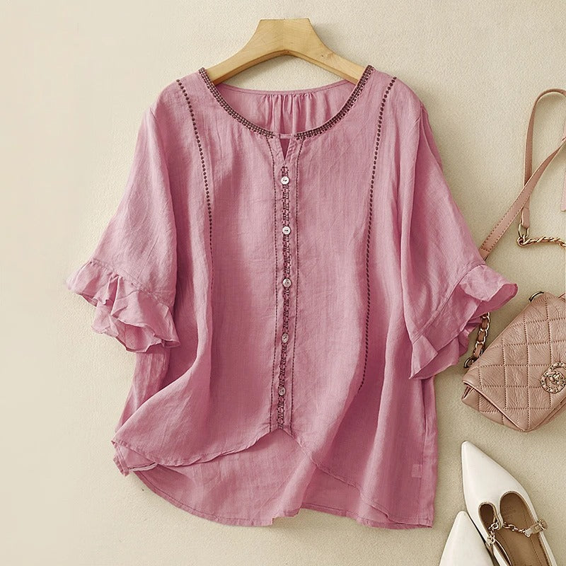 Women’s Blouse | Ruffle Sleeve