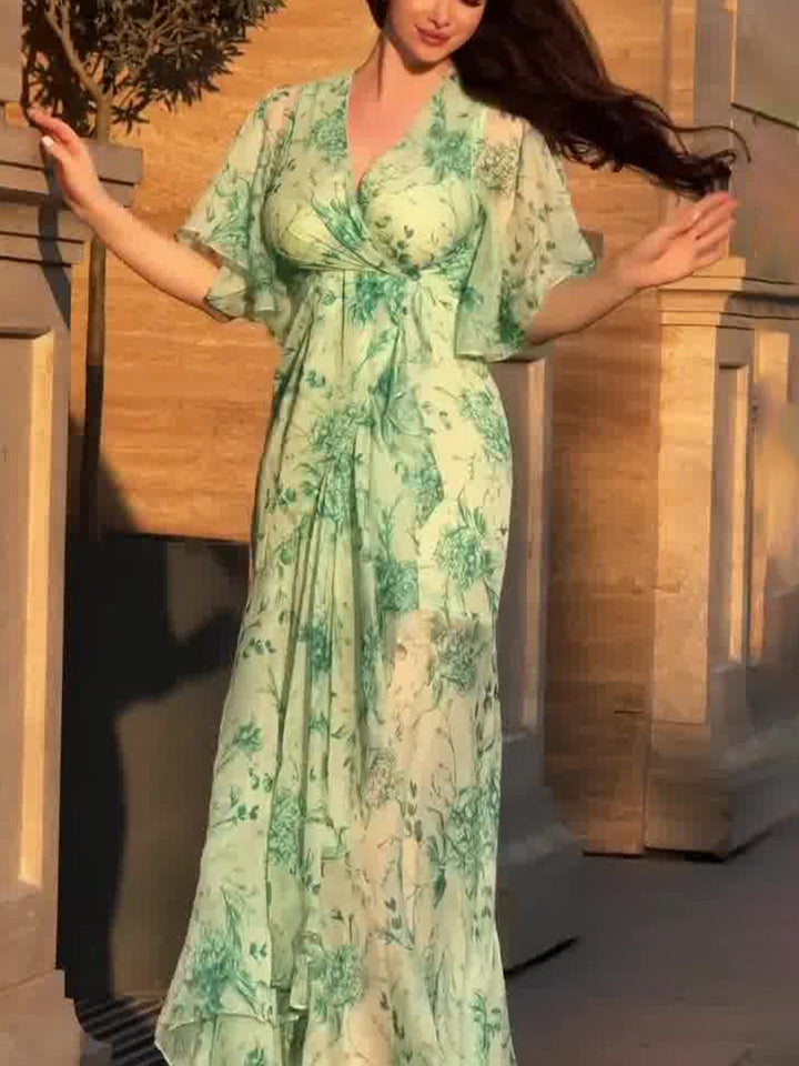 Women’s Dress | Retro Wrap-Style Silhouette