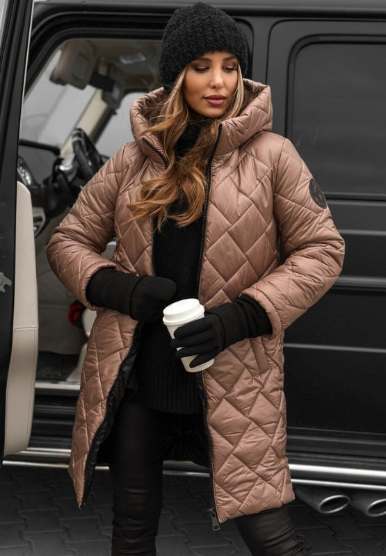 Women's Jacket | Longline Hooded Puffer