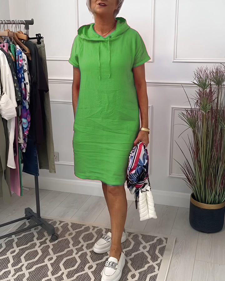 Women’s Dress | Short Sleeve Casual Knee Length