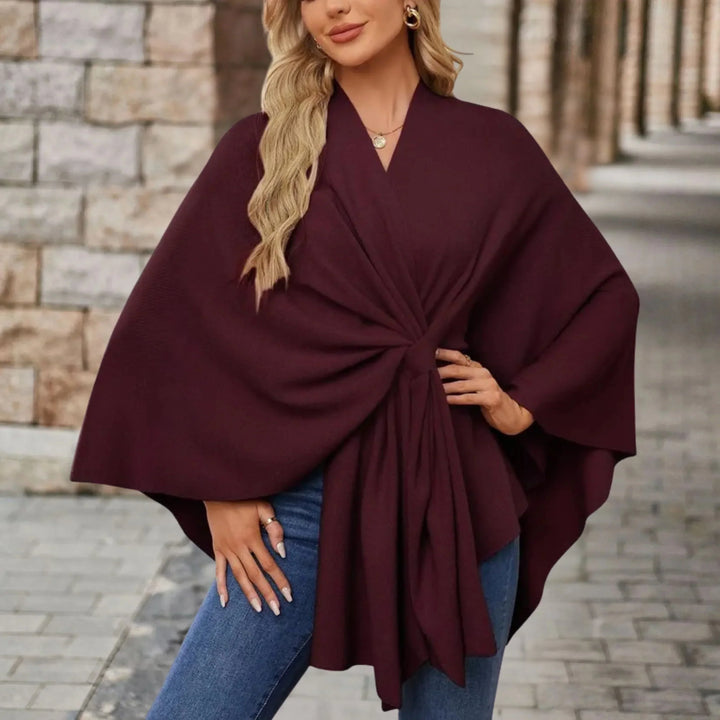 Women’s Poncho | Asymmetrical Hemline
