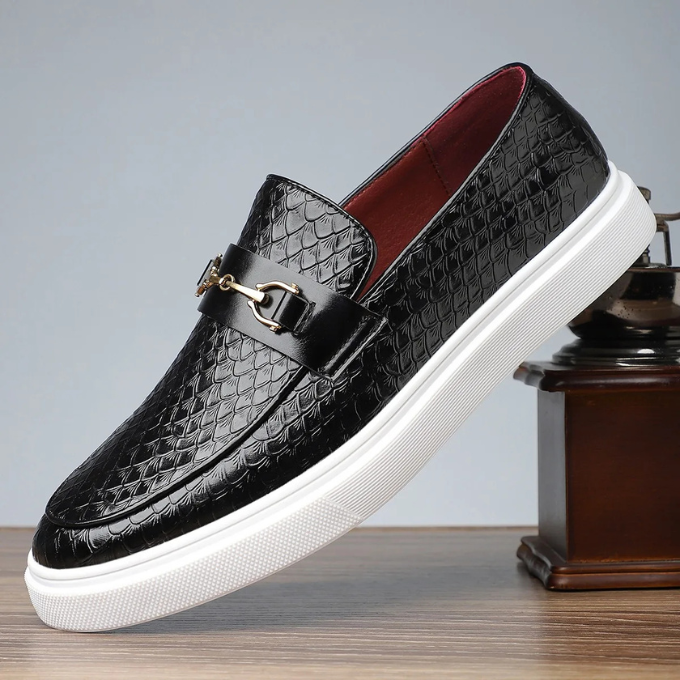 Men’s Loafers | Textured Slip-On Upper