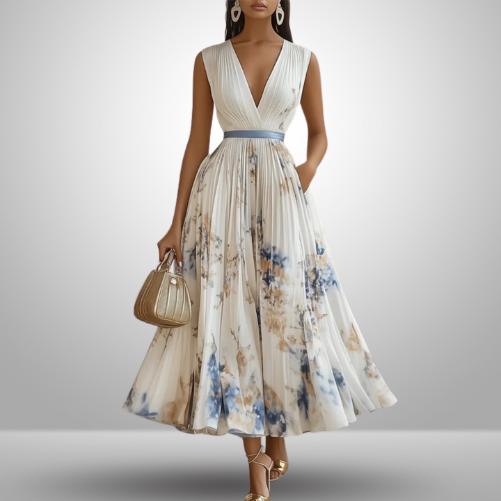 Women’s Summer Dress | Pleated Skirt