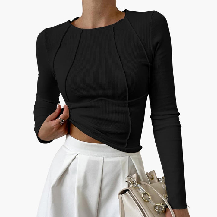 Women’s Blouse | Long-Sleeve Seam-Detail