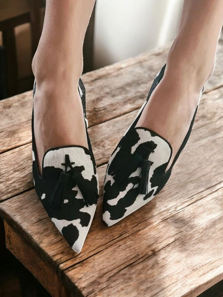 Loafers for Women | Pointed Animal Print