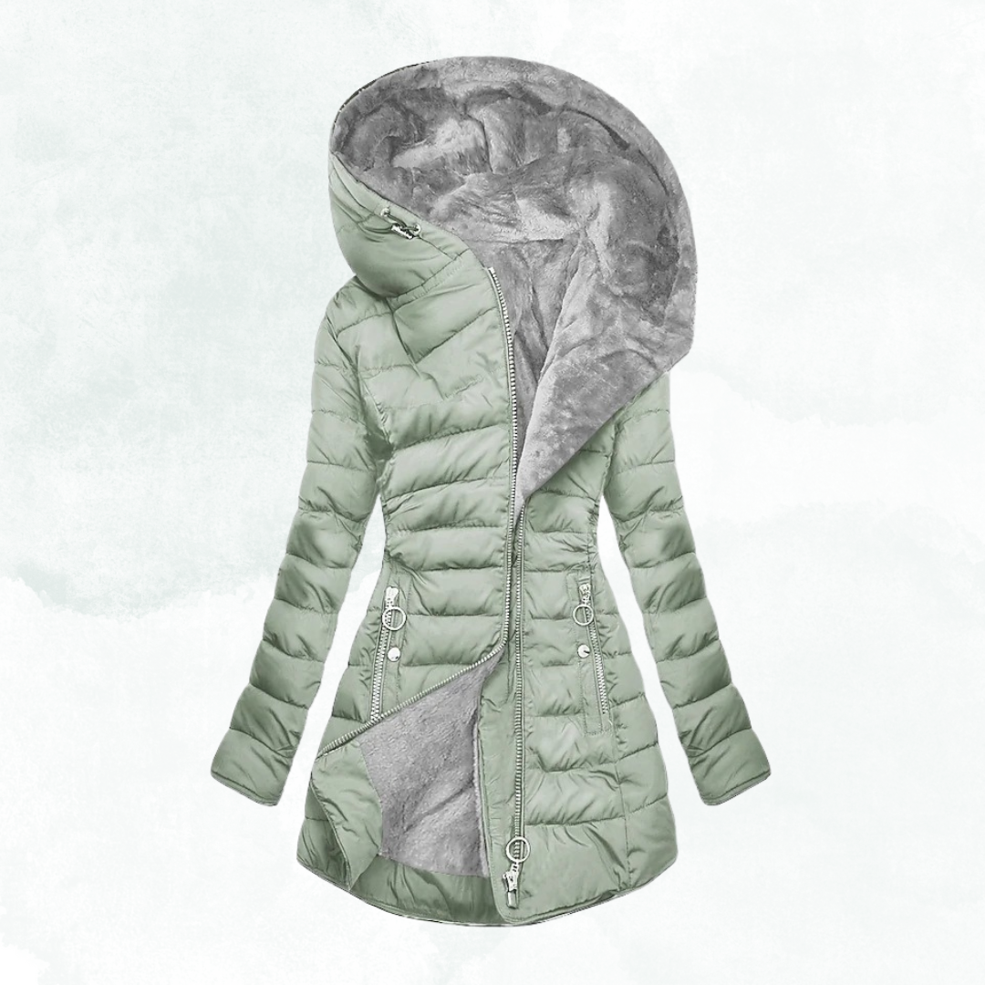 Women's Jacket | Zip Up Puffer
