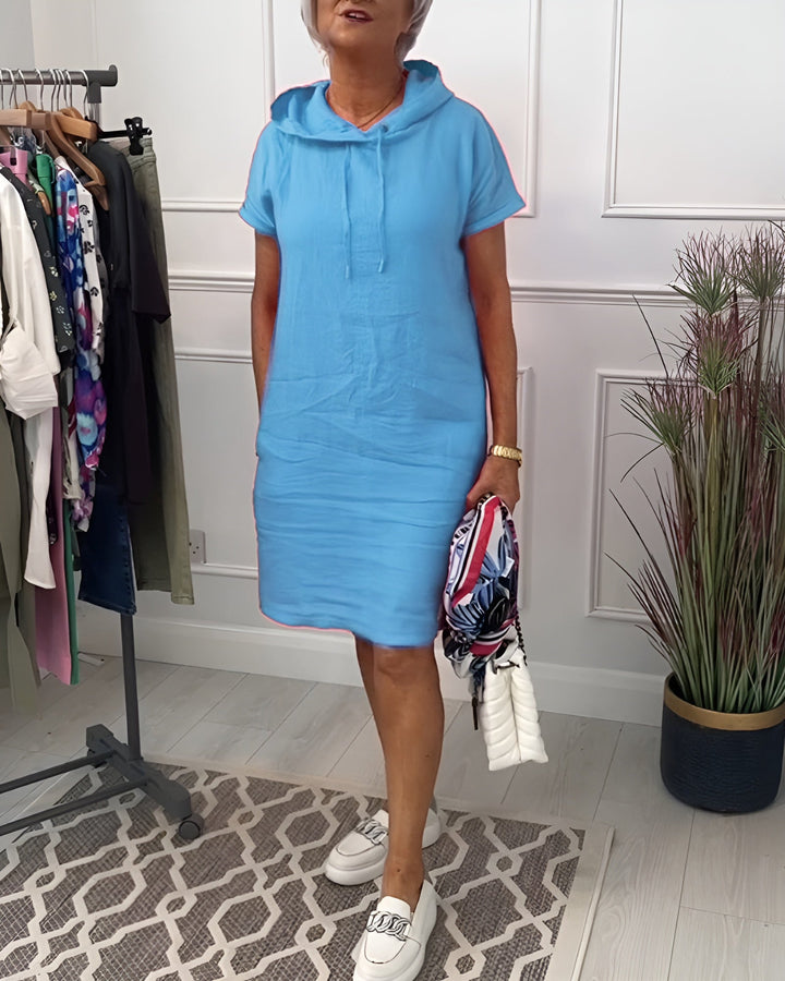 Women’s Dress | Short Sleeve Casual Knee Length