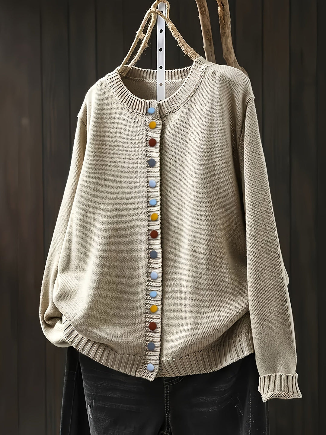 Women’s Cardigan | Colorful Button Front Closure