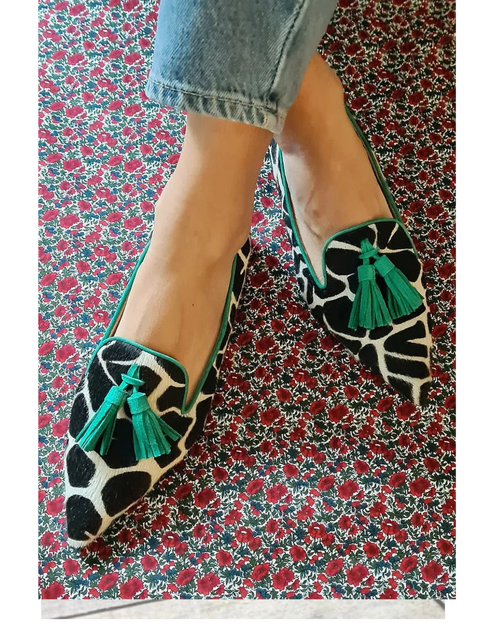 Loafers for Women | Pointed Animal Print
