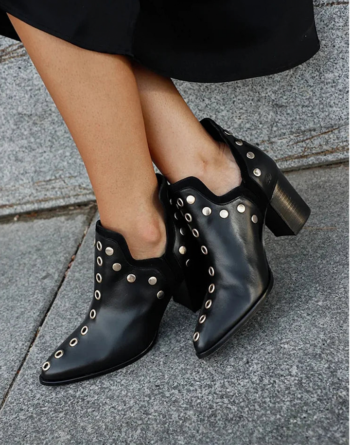 Boots for Women | Studded Exterior Accents  Pointed Toe