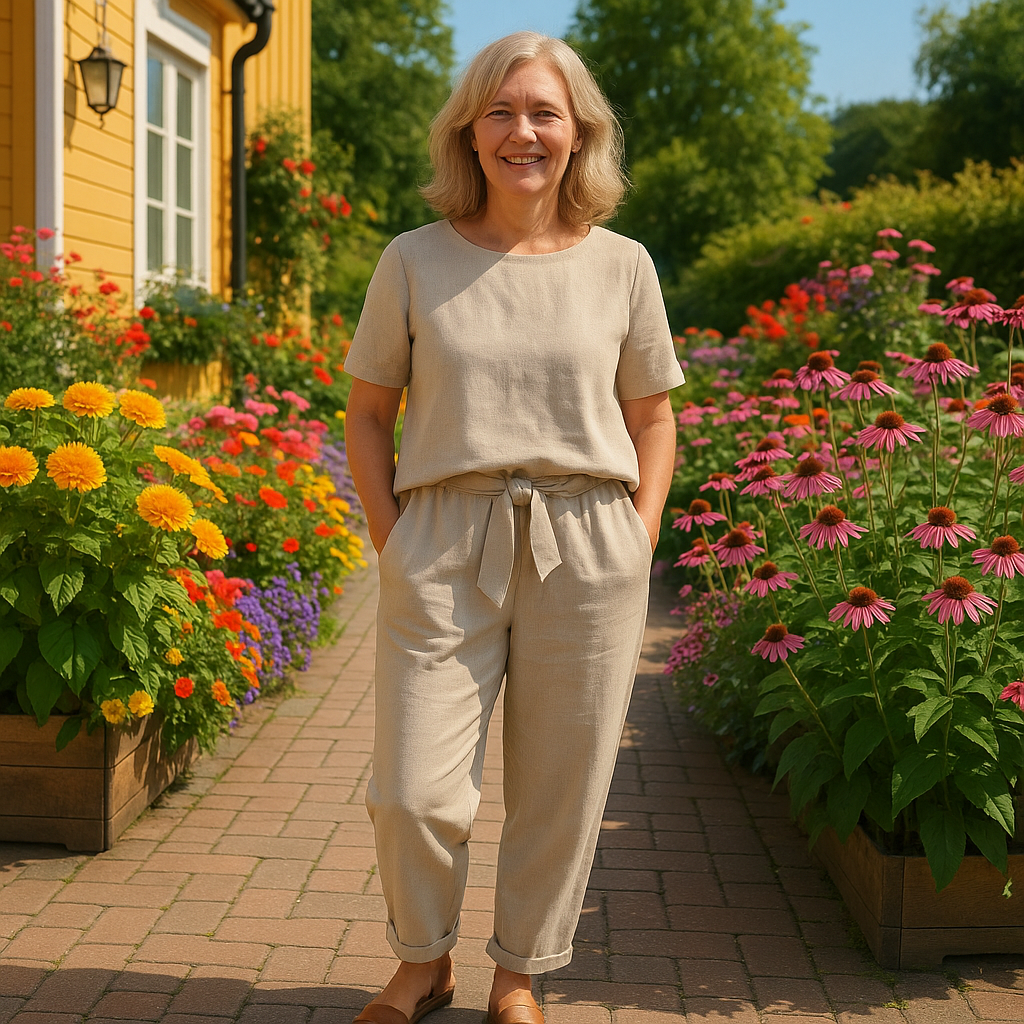 Women's Two-Piece Set | Simple Matching Silhouette