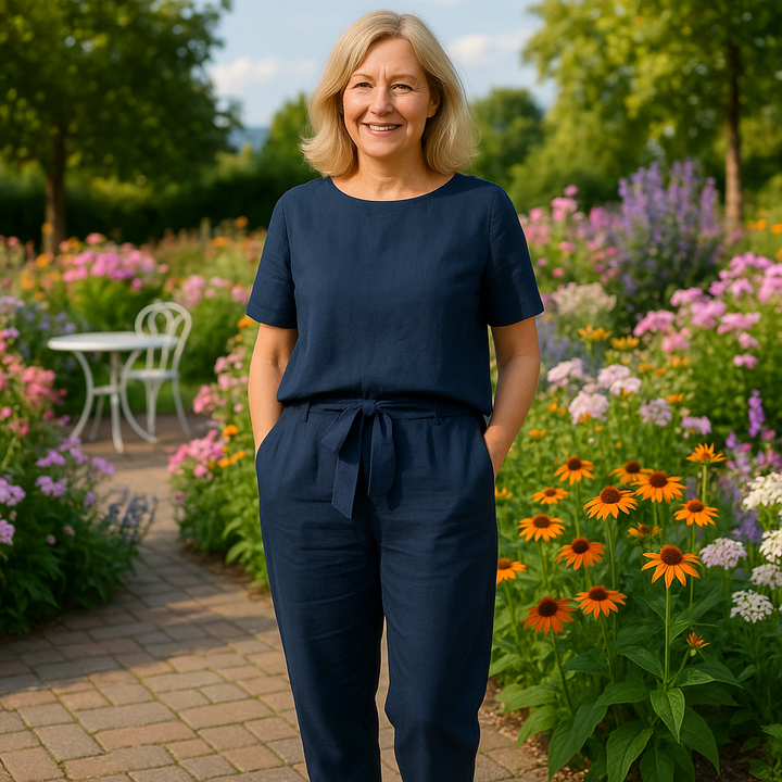 Women's Two-Piece Set | Simple Matching Silhouette