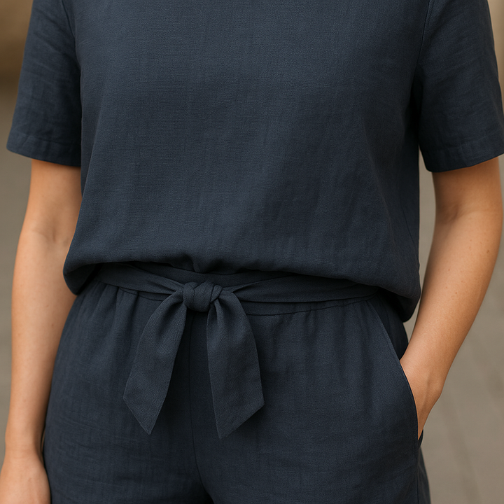 Women's Two-Piece Set | Simple Matching Silhouette