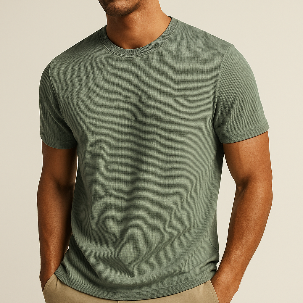 Men’s T-Shirt | Textured Short Sleeve