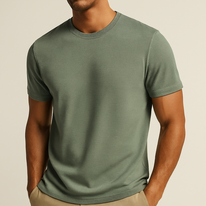 Men’s T-Shirt | Textured Short Sleeve