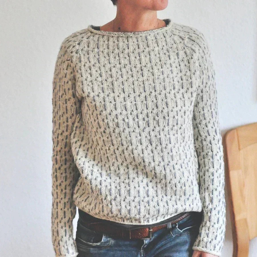 Women's Sweater | Raglan Seams Crew Neckline
