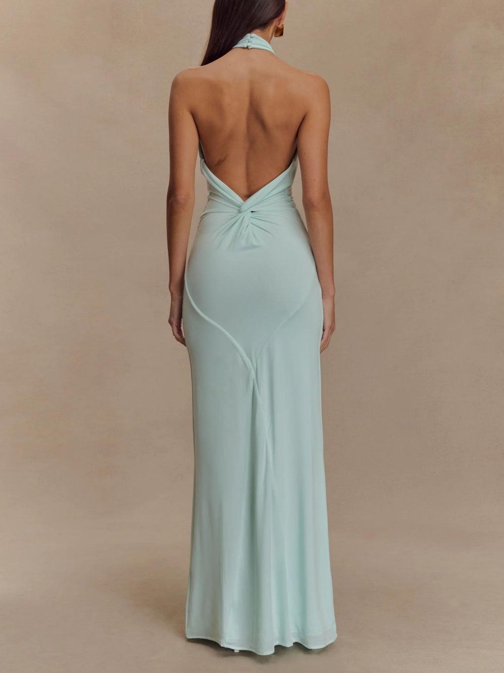 Women’s Dress | Halter Neck Maxi