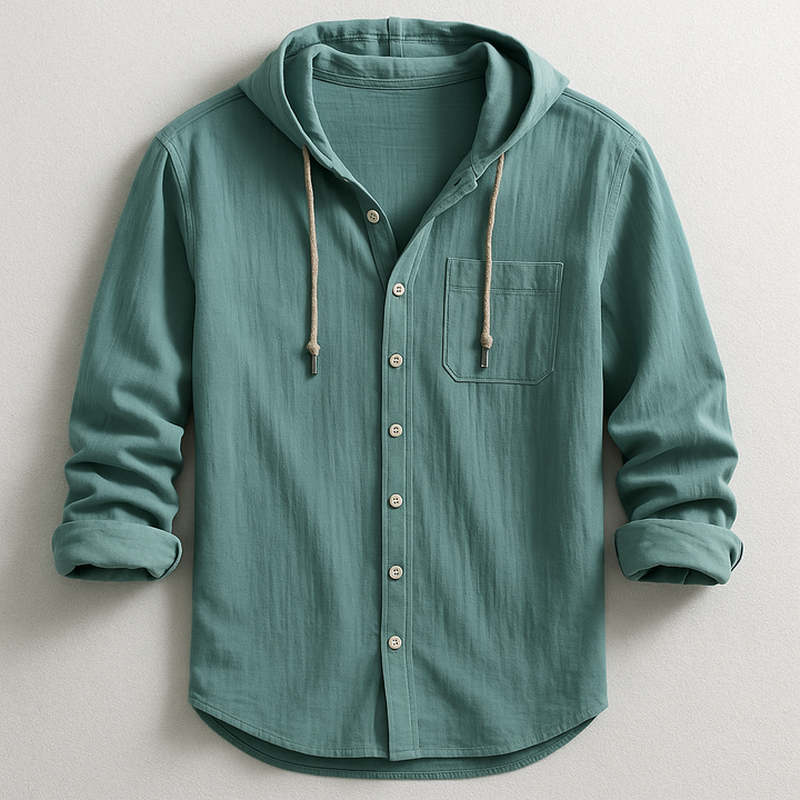 Men's Hoodie | Long-Sleeve with Chest Pocket