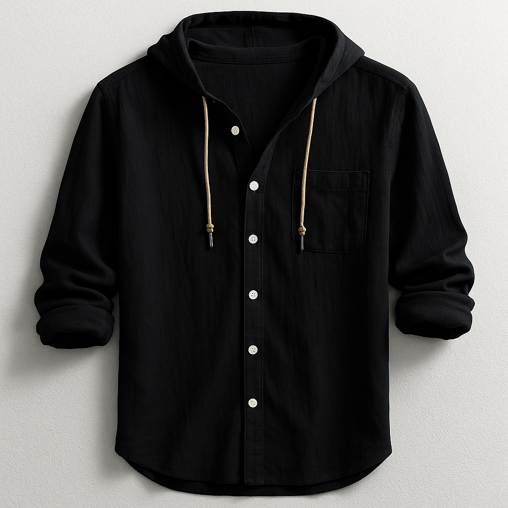 Men's Hoodie | Long-Sleeve with Chest Pocket
