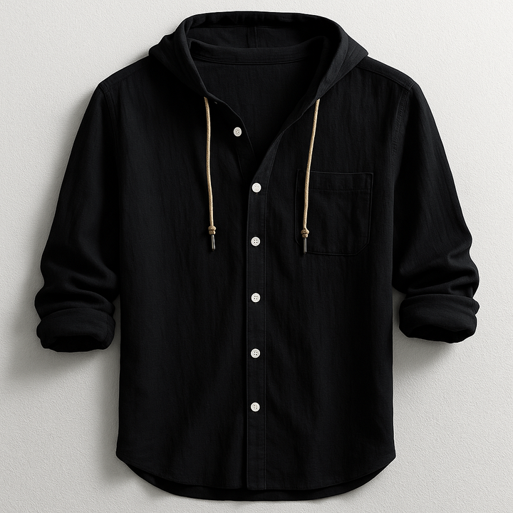Men's Hoodie | Long-Sleeve with Chest Pocket