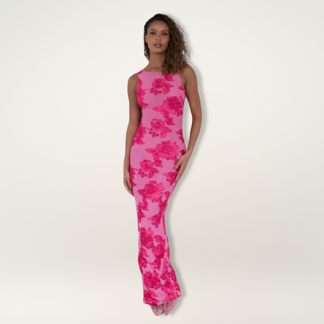 Women’s Dress | Floral Fitted Silhouette
