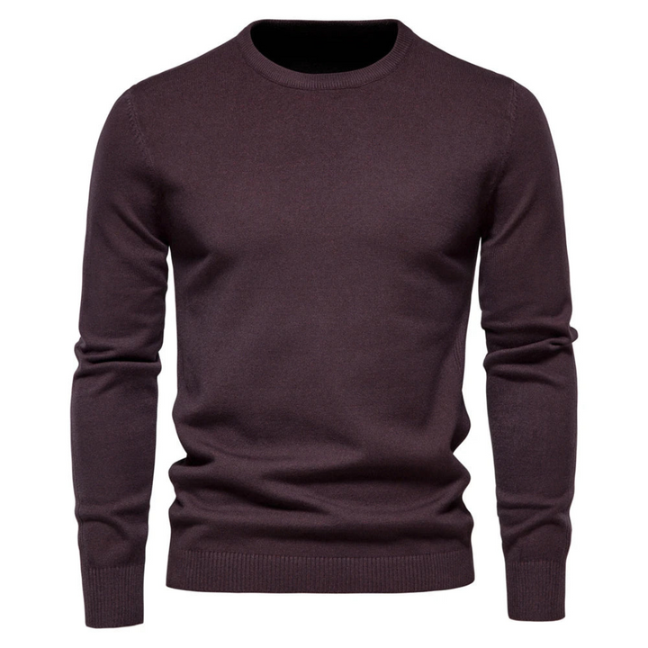 Men’s Sweater | Long Sleeve Solid Design