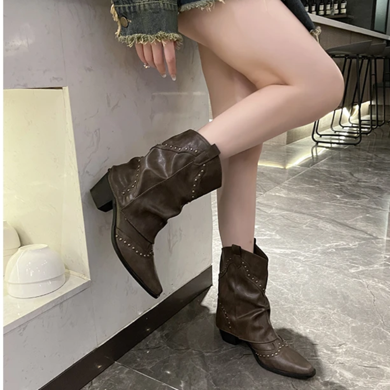 Boots For Women | Low Heel Ankle Cut