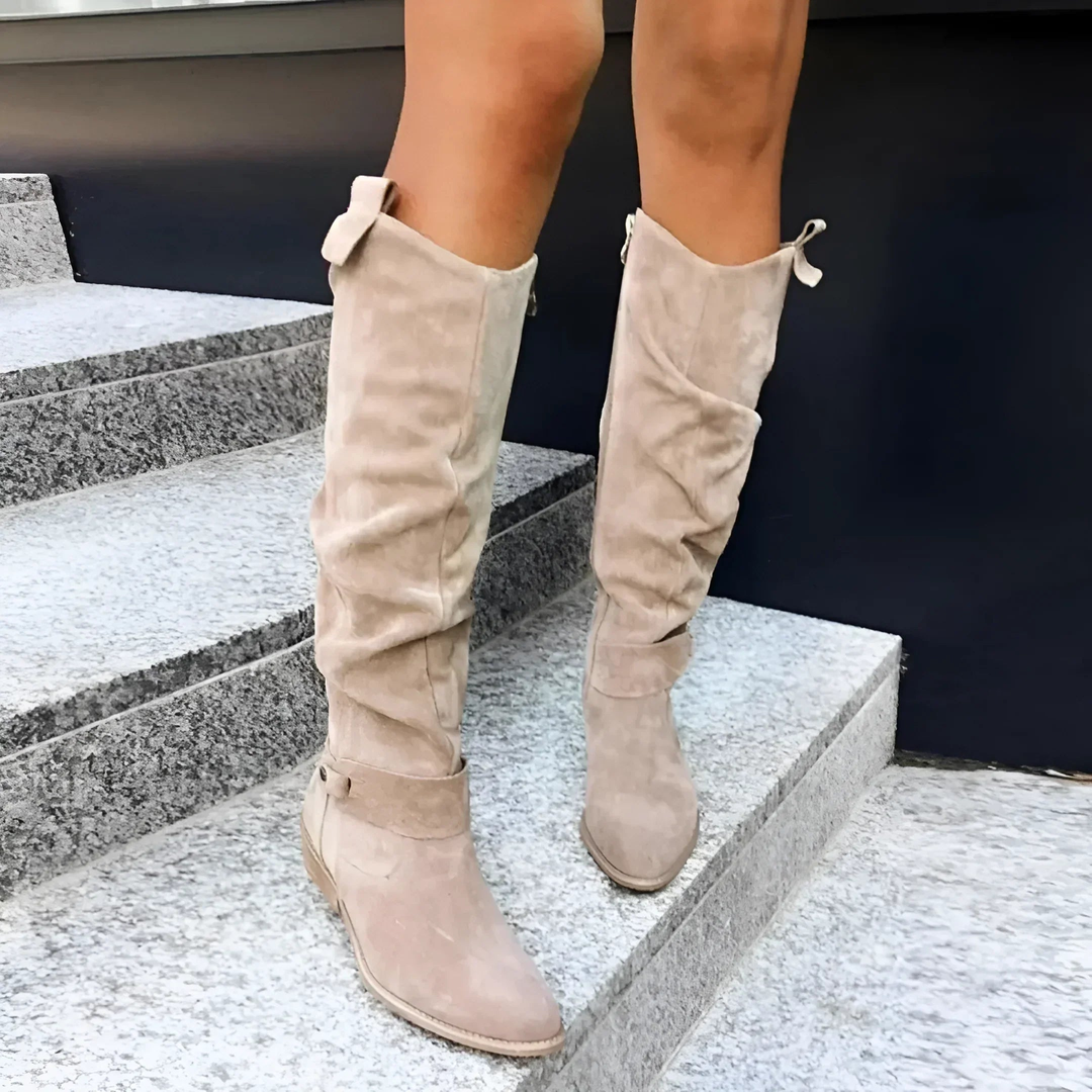 Knee-high Boots for Women | Strap detail Accent