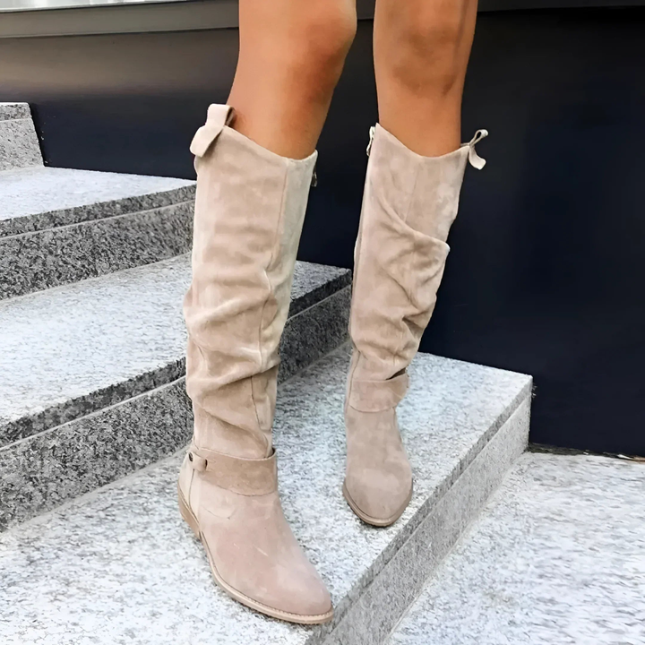 Knee-high Boots for Women | Strap detail Accent