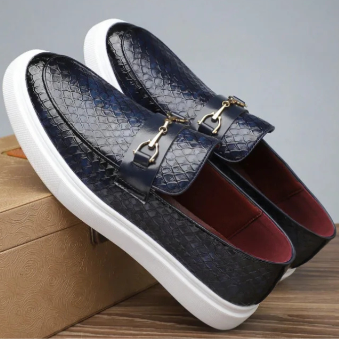 Men’s Loafers | Textured Slip-On Upper