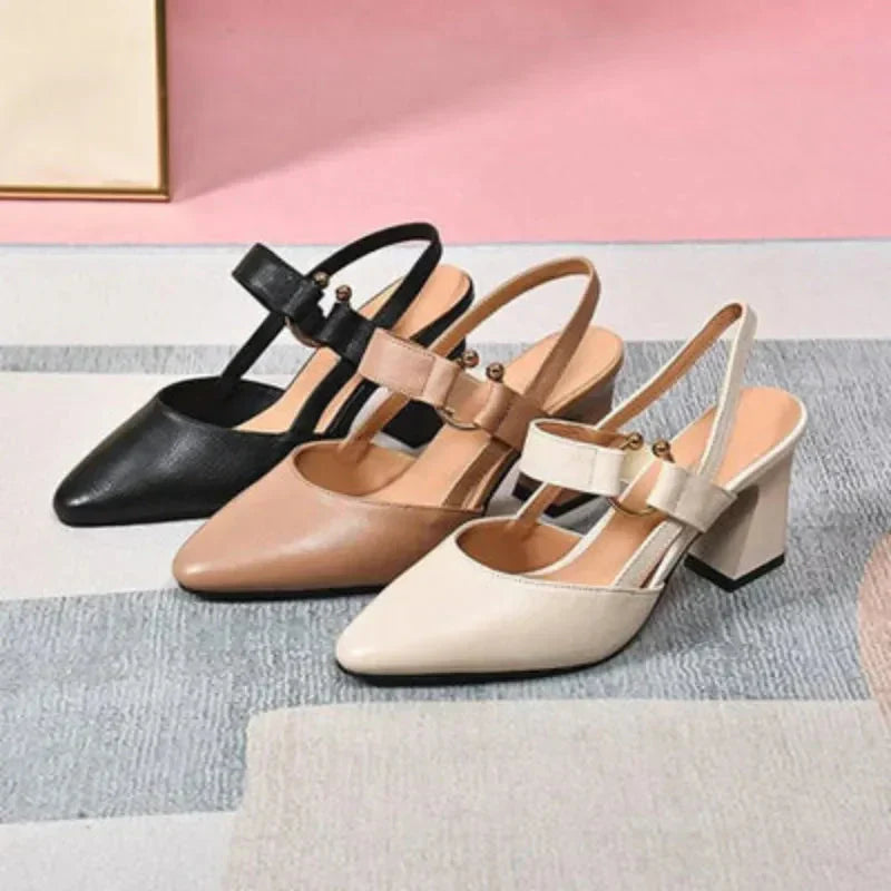Mary Jane Shoes For Women | Slingback Rounded Toe Shape